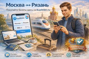 Москва — Рязань: организация поездки и возможности онлайн-сервисов для путешественников